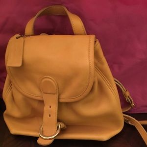 Authentic Coach leather backpack